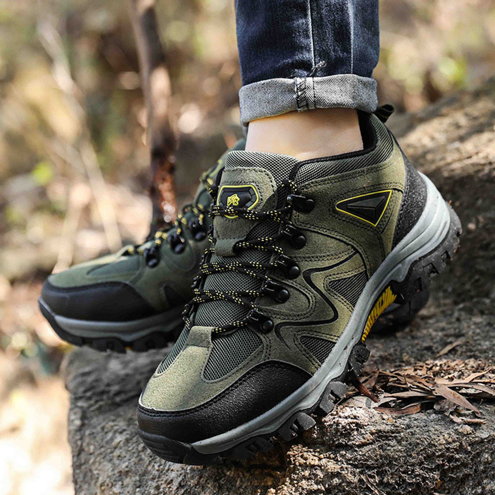 Ahlsentop Low-Top-Schnür-Outdoor-Wanderschuhe für Herren