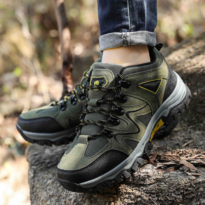 Ahlsentop Low-Top-Schnür-Outdoor-Wanderschuhe für Herren