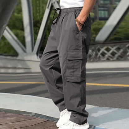 AHLSENTOP Neue lässige gerade Hose für Herren im Sommer