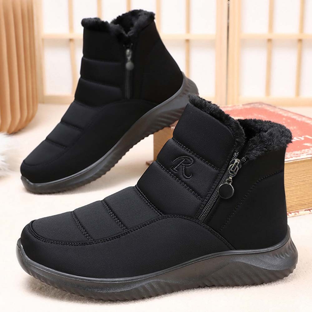 Metallwolke Winter-Fleece-High-Top-warme Baumwollstiefel