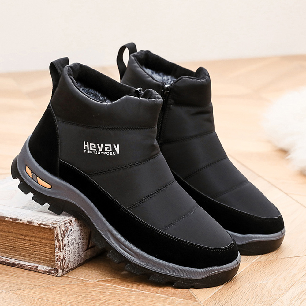 AHLSENTOP Warme und dicke rutschfeste Winterschuhe für Herren