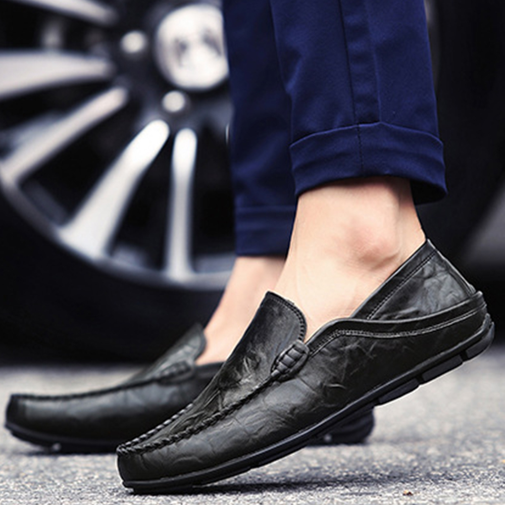 Ahlsentop Trendige, lässige Schuhe aus weichem Leder
