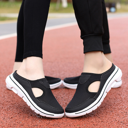Ahlsentop Sommer neue lässige Mesh-Half-Drag-Sandalen