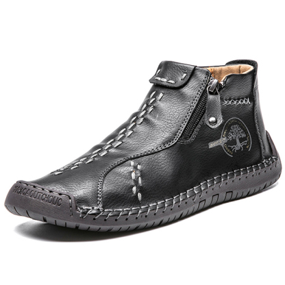 Ahlsentop Mid-Top-Loafer mit Nahtreißverschluss