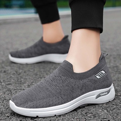 AHLSENTOP Herren-Slip-on-Sneaker aus Fliegenstrick für Frühling und Sommer