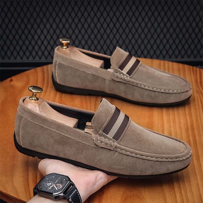 Ahlsentop Hochwertige Frühlings-Loafer aus Wildleder für Herren