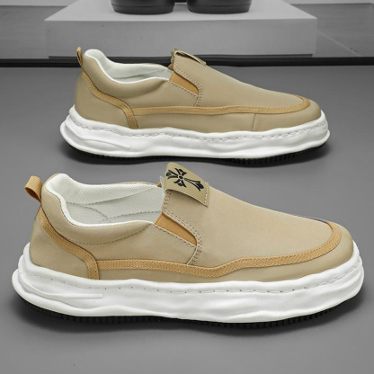 Ahlsentop Slip-On-Segeltuchschuhe mit elastischem Besatz