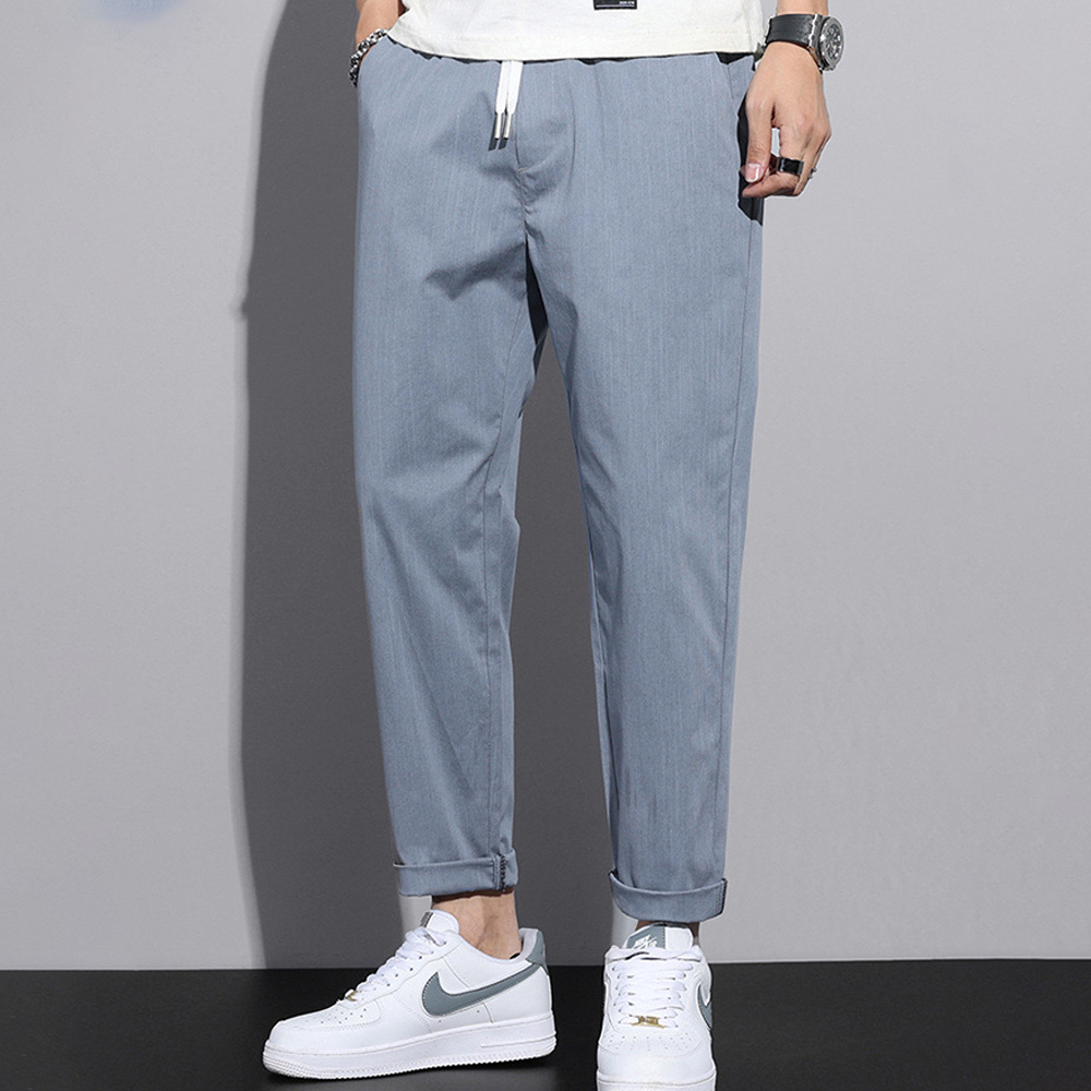 AHLSENTOP™ Sommerliche lockere Herren-Freizeithose aus Eisseide