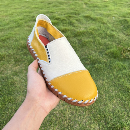 Ahlsentop Handgefertigte Herren-Slipper aus Leder