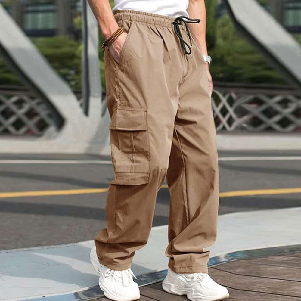 AHLSENTOP Neue lässige gerade Hose für Herren im Sommer