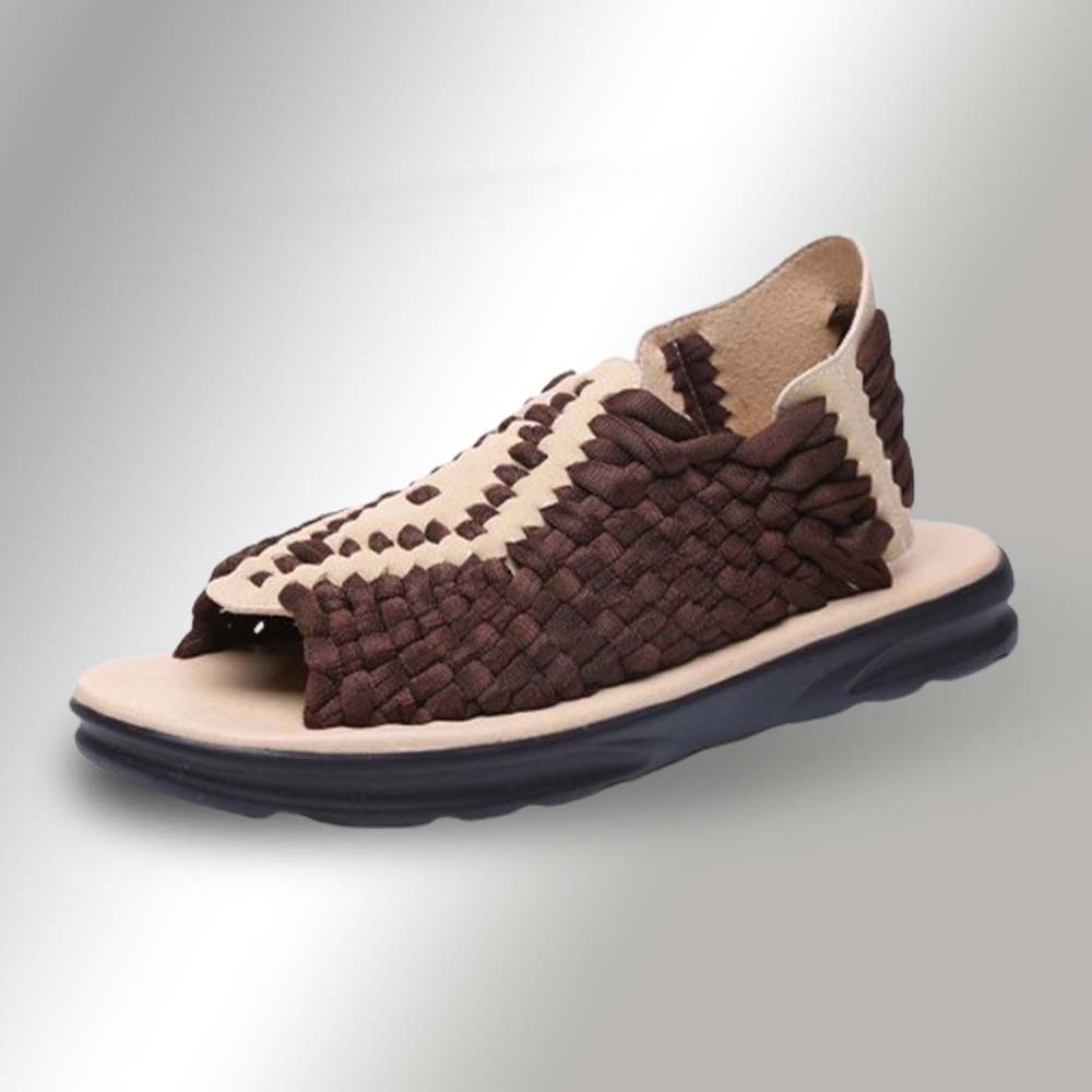 Ahlsentop Neue atmungsaktive gewebte Strandsandalen für Herren