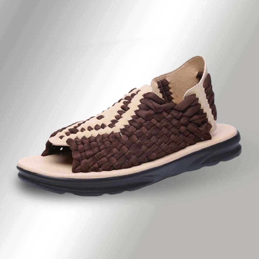 Ahlsentop Neue atmungsaktive gewebte Strandsandalen für Herren