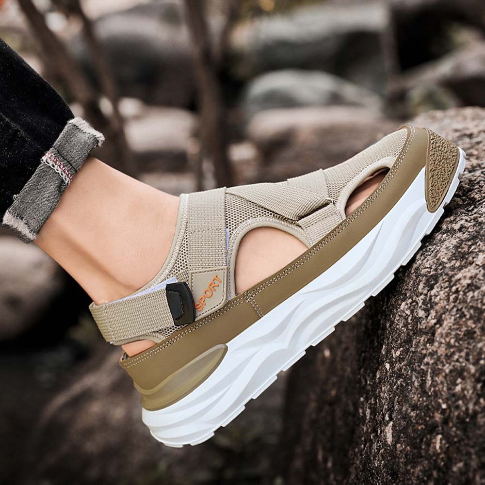 Ahlsentop Atmungsaktive Sportsandalen aus Mesh für Herren
