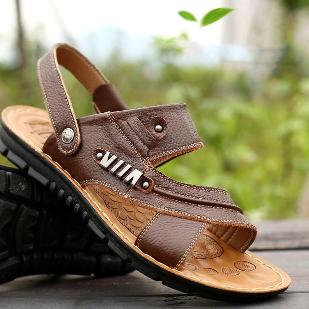 Ahlsentop Sommer neue Mode Herren Oxford Bottom Casual Sandalen