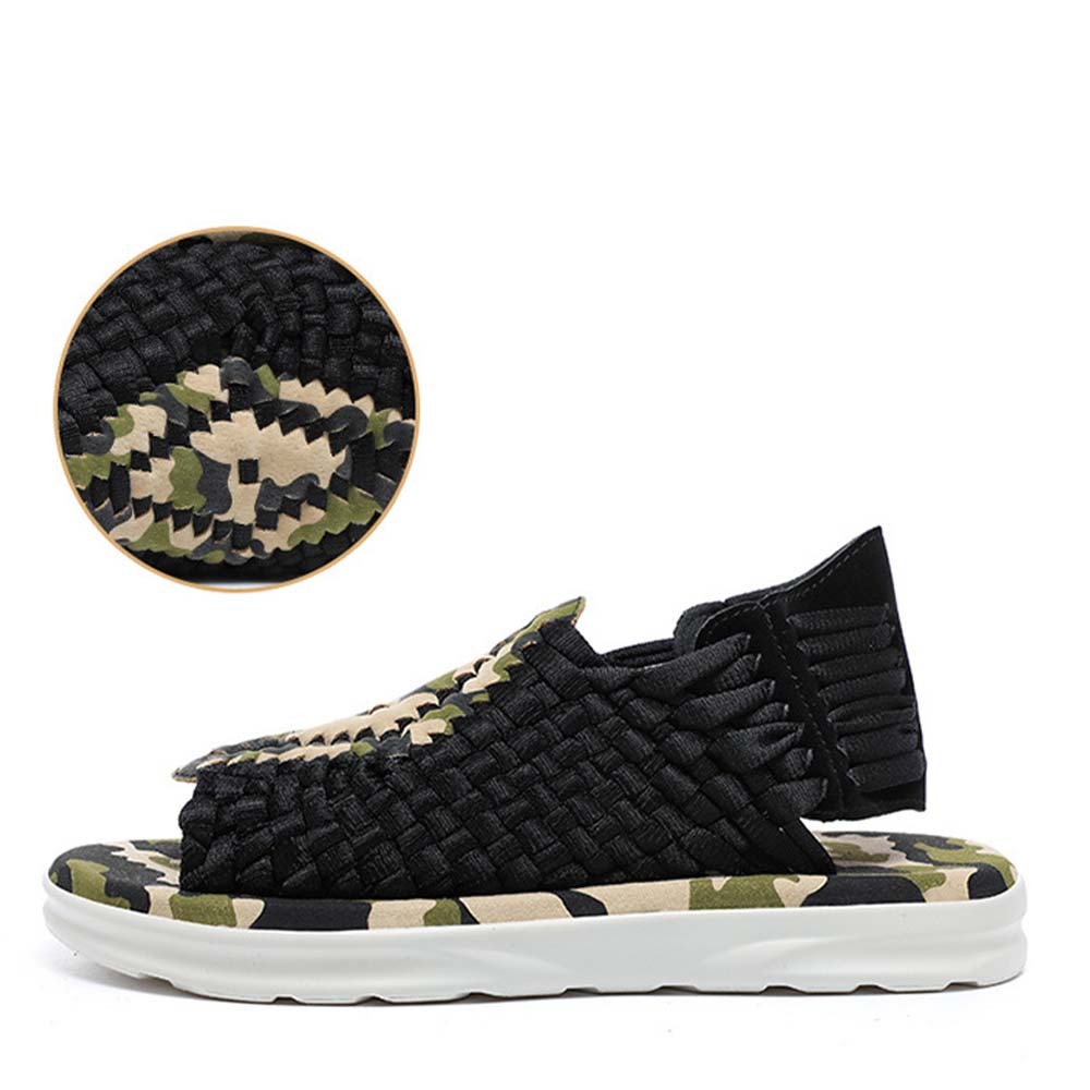 Ahlsentop Neue atmungsaktive gewebte Strandsandalen für Herren