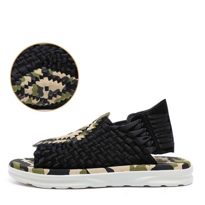 Ahlsentop Neue atmungsaktive gewebte Strandsandalen für Herren