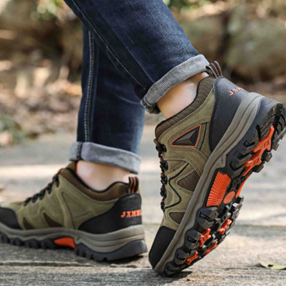 Ahlsentop Low-Top-Schnür-Outdoor-Wanderschuhe für Herren