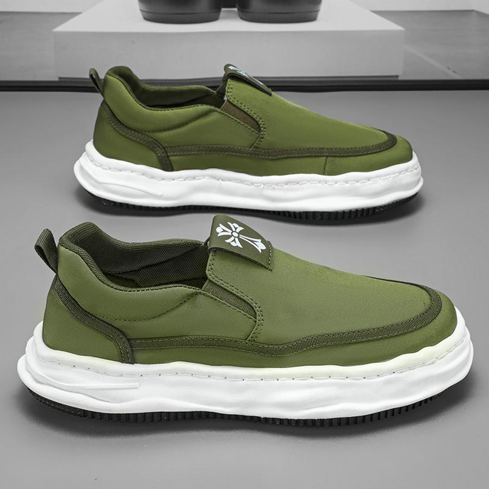 Ahlsentop Slip-On-Segeltuchschuhe mit elastischem Besatz