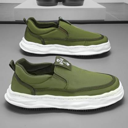 Ahlsentop Slip-On-Segeltuchschuhe mit elastischem Besatz