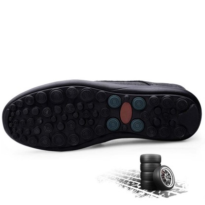 Ahlsentop Neue Slip-On-Freizeitschuhe aus Leder für Herren