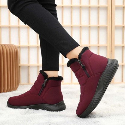 Metallwolke Winter-Fleece-High-Top-warme Baumwollstiefel