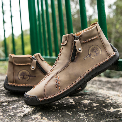 Ahlsentop Mid-Top-Loafer mit Nahtreißverschluss