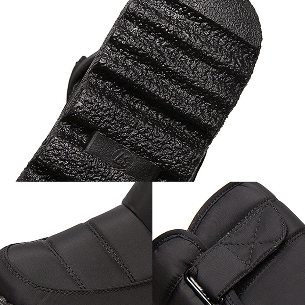 Ahlsentop Wasserdichte Damen-Schneestiefel mit Klettverschluss
