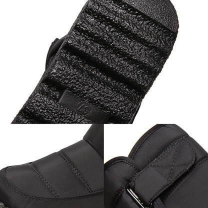 Ahlsentop Wasserdichte Damen-Schneestiefel mit Klettverschluss