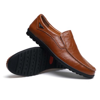 AHLSENTOP Lässige Slip-On-Lederschuhe für Herren im Frühling und Sommer