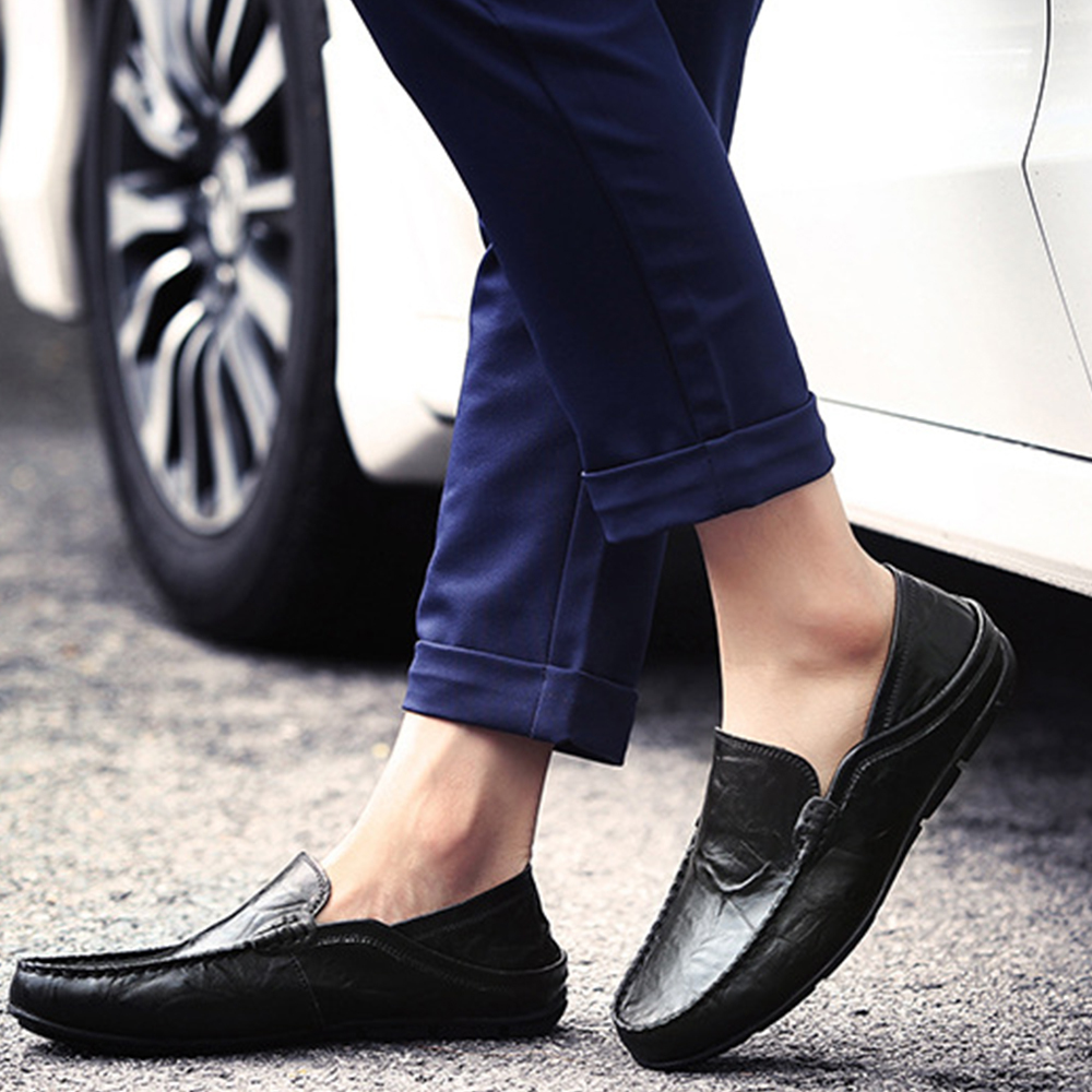 Ahlsentop Trendige, lässige Schuhe aus weichem Leder