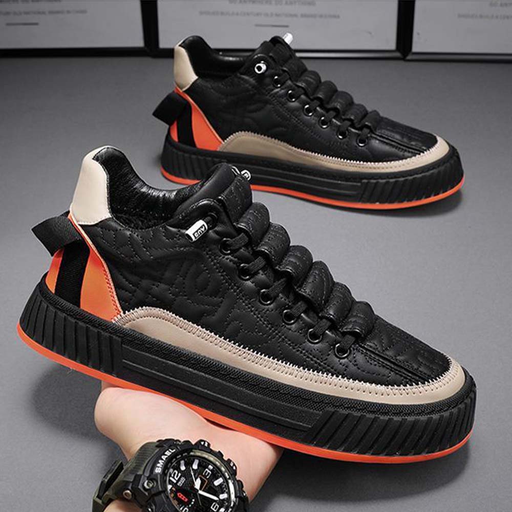 AHLSENTOP Neue modische Low-Top-Freizeitschuhe aus Segeltuch für Herren
