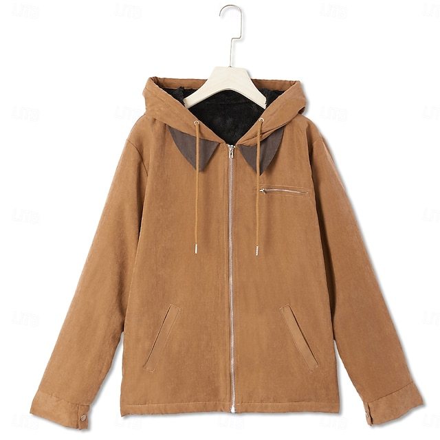Herren Kapuzenjacke im einfachen, retro Streetstyle