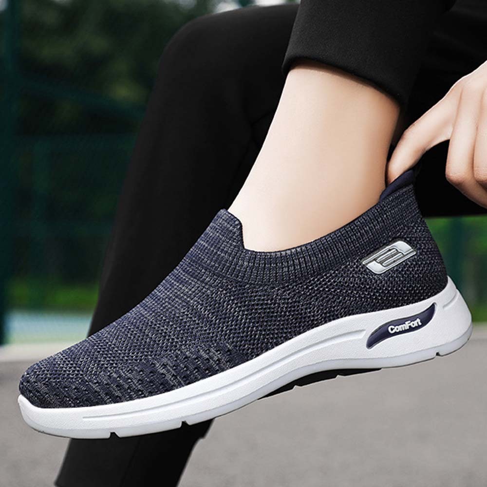 AHLSENTOP Herren-Slip-on-Sneaker aus Fliegenstrick für Frühling und Sommer