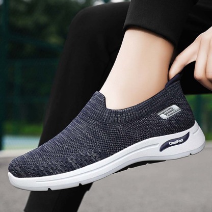 AHLSENTOP Herren-Slip-on-Sneaker aus Fliegenstrick für Frühling und Sommer