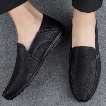 Ahlsentop Neue Slip-On-Freizeitschuhe aus Leder für Herren