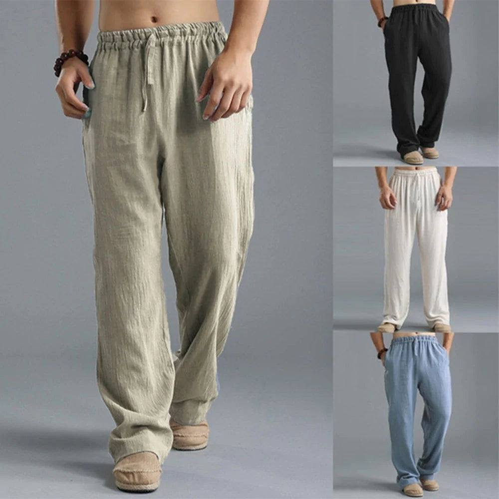 Ahlsentop™ Freizeithose aus Leinen für Herren