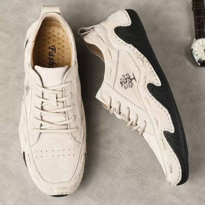 Lässige Wanderschuhe aus superweichem Leder für Herren