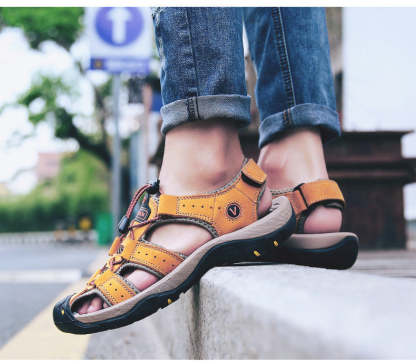 Ahlsentop® AirFlow – Ergonomische Schmerzlinderungs-Herrensandalen
