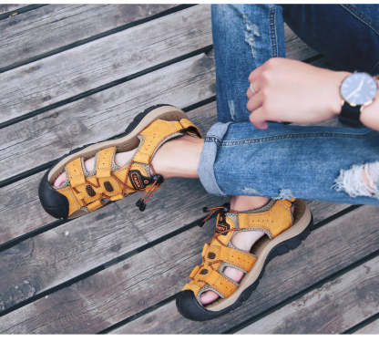 Ahlsentop® AirFlow – Ergonomische Schmerzlinderungs-Herrensandalen