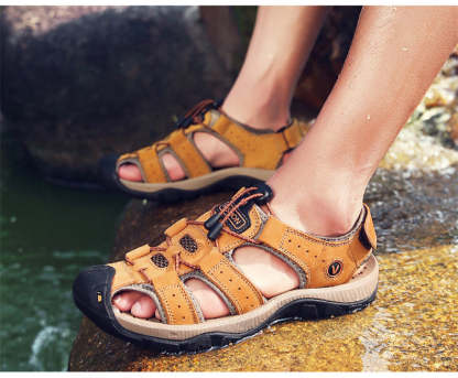 Ahlsentop® AirFlow – Ergonomische Schmerzlinderungs-Herrensandalen