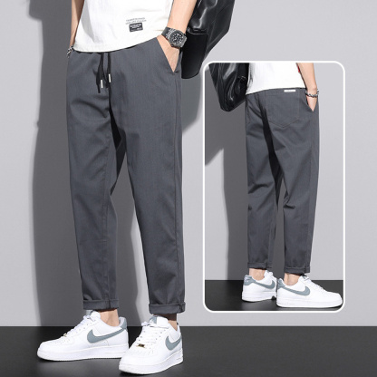 AHLSENTOP™ Sommerliche lockere Herren-Freizeithose aus Eisseide