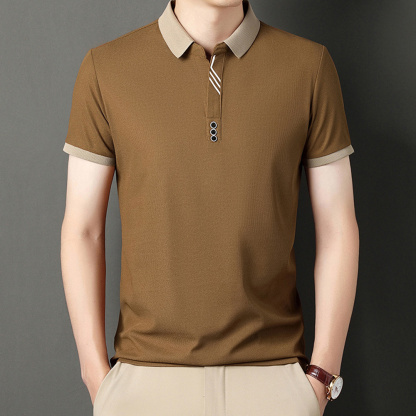 Ahlsentop™ Sommer-Herren-Casual-Business-Revers-Kurzarm-Poloshirt