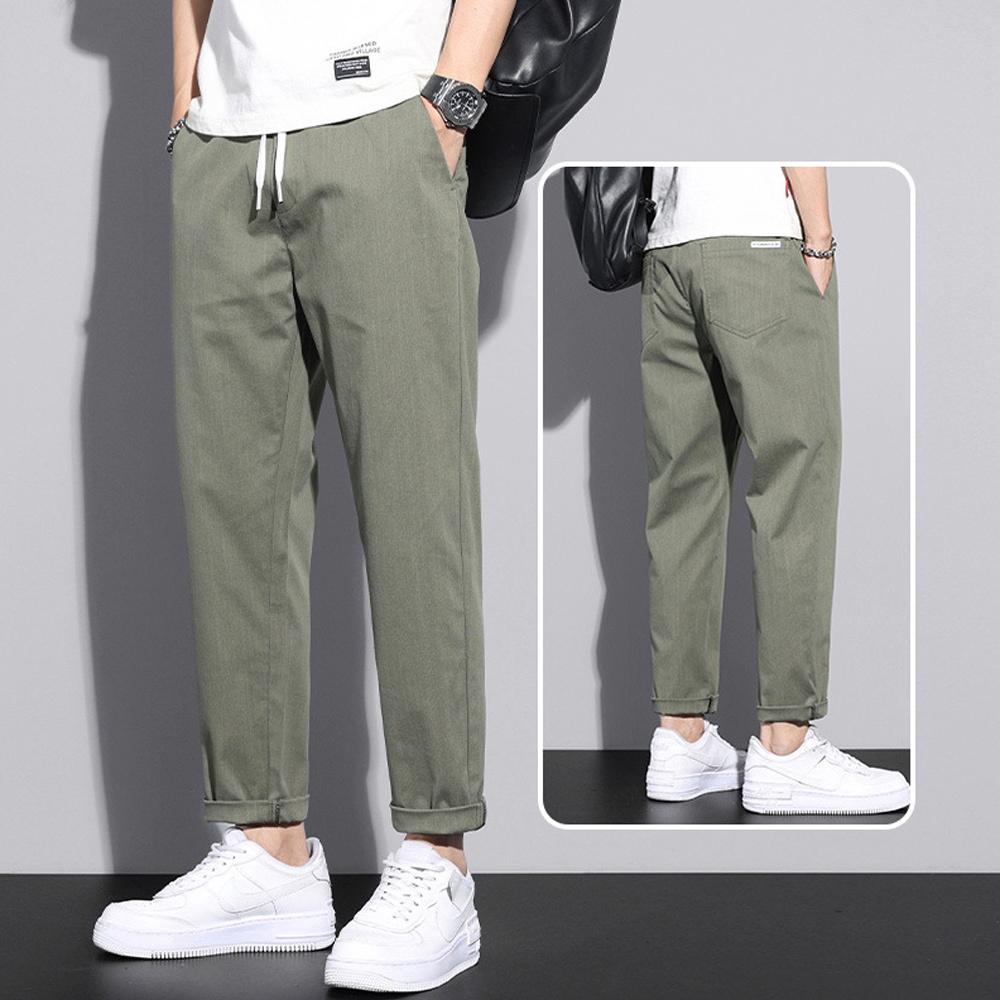 AHLSENTOP™ Sommerliche lockere Herren-Freizeithose aus Eisseide