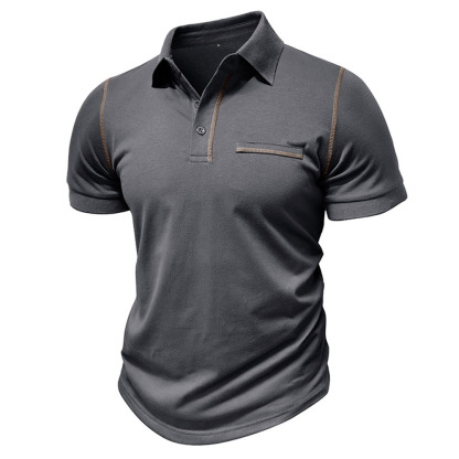 Ahlsentop™ Herren-Poloshirt mit Revers und kurzen Ärmeln