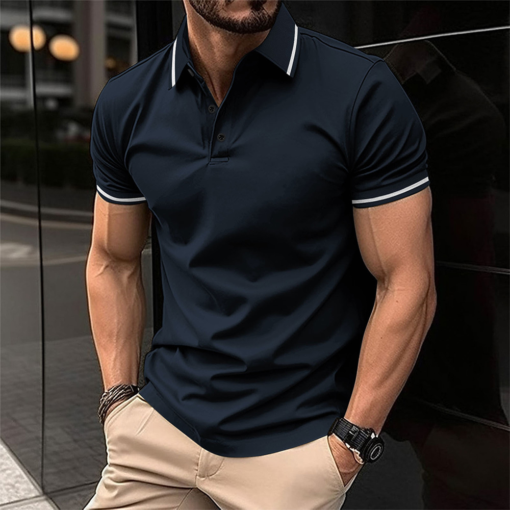 Ahlsentop™ Sommerliches Herren-Sportpoloshirt mit Revers