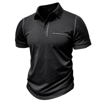 Ahlsentop™ Herren-Poloshirt mit Revers und kurzen Ärmeln