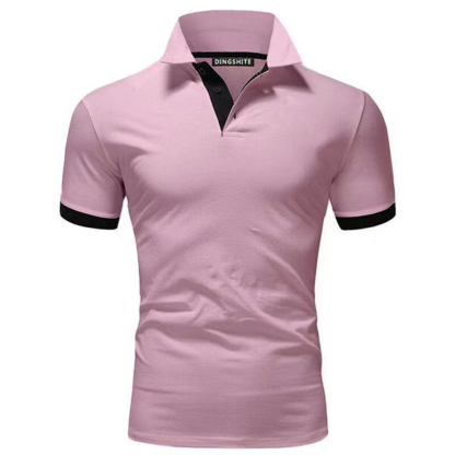 AHLSENTOP™ Neues schmal geschnittenes Herren-Poloshirt mit Kontrastnähten