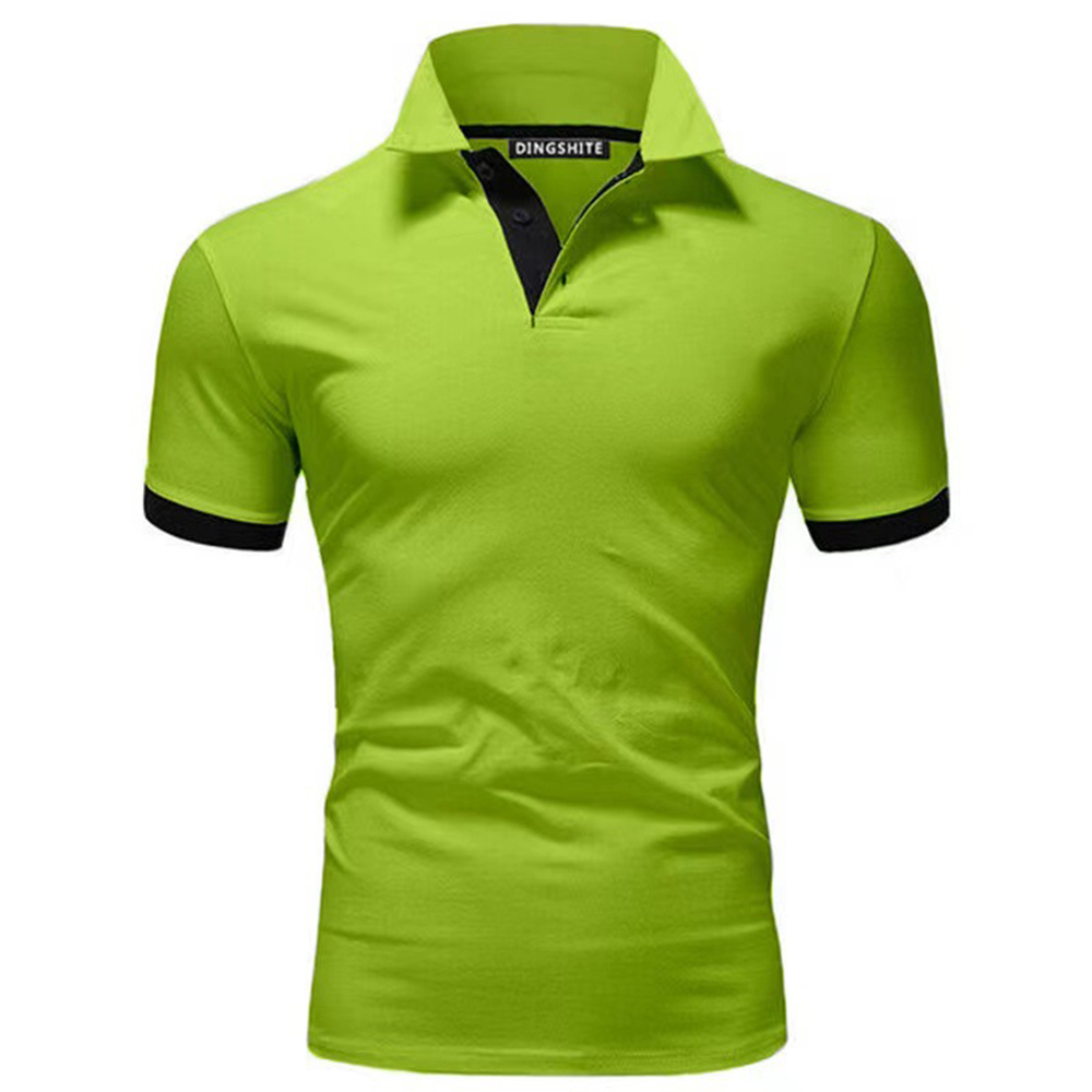 AHLSENTOP™ Neues schmal geschnittenes Herren-Poloshirt mit Kontrastnähten