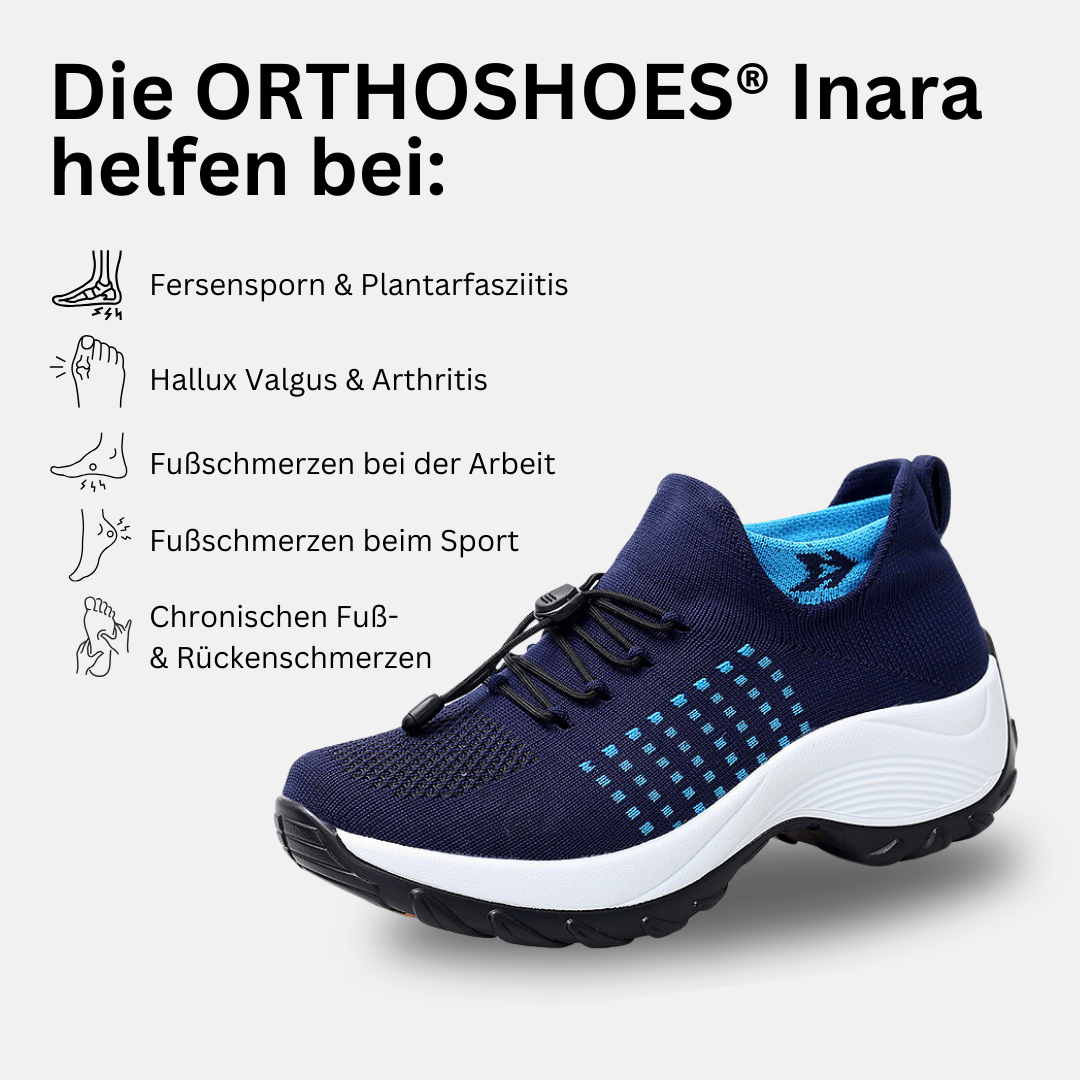 Ahlsentop® Inara - Ergonomischer & leichter Schmerzlinderungs-Sneaker mit Gummizug
