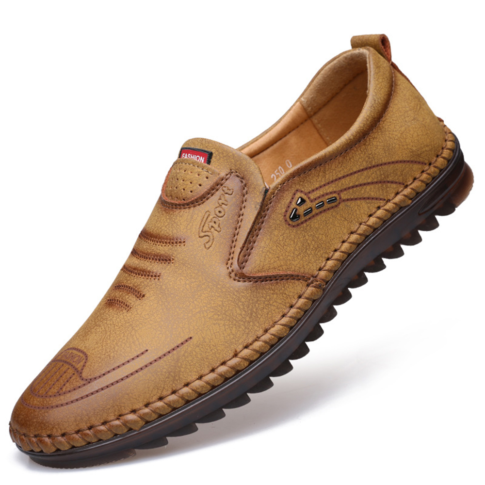 Ahlsentop Neue atmungsaktive Freizeit-Lederschuhe für Herren